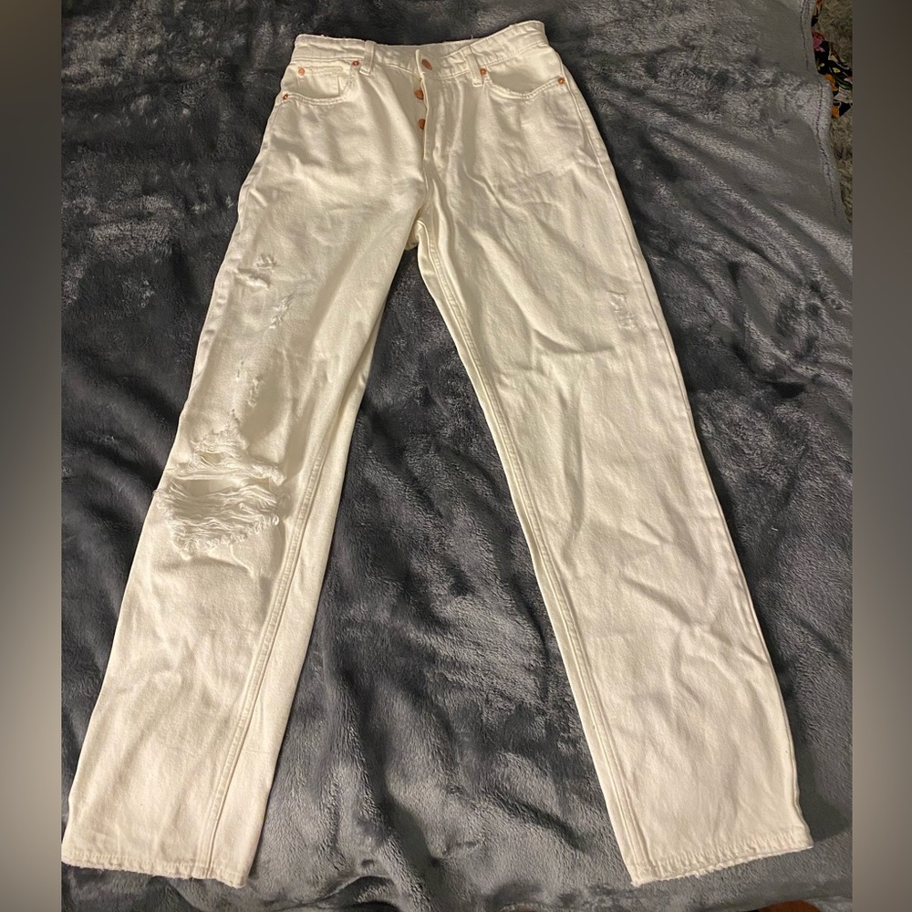 h&m boyfriend jeans! brand new, never worn, without tags